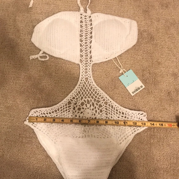 ❌SOLD❌ CUPSHE Crochet one piece bathing suit - Picture 6 of 7